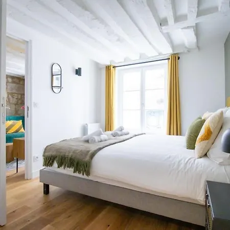 3p.cosy Flat#6pers#heart Of Le Marais Париж
